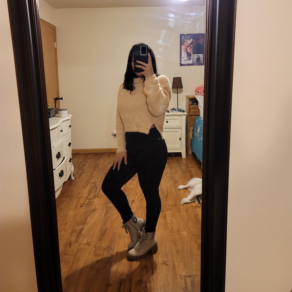 Charlotte Russe crop sweater
